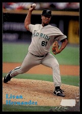 Livan Hernandez 1998 Stadium Club #23 Marlins MLB READ FREE SHIP AutographDen