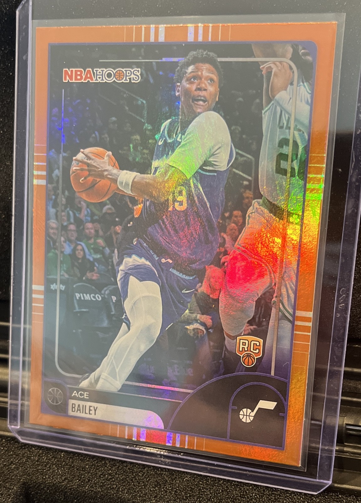 2025-26 Topps Nba Hoops - Ace Bailey #38 Orange Hoops (RC)