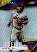 2021 Topps Chrome Jose Altuve #B-4 Beisbol Houston Astros 25O