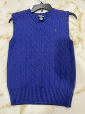 Polo Ralph Lauren Cable Knit V-Neck Sweater Vest