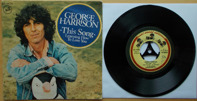 George HARRISON This Song Learning How To Love You 45-1428 - Spain Press