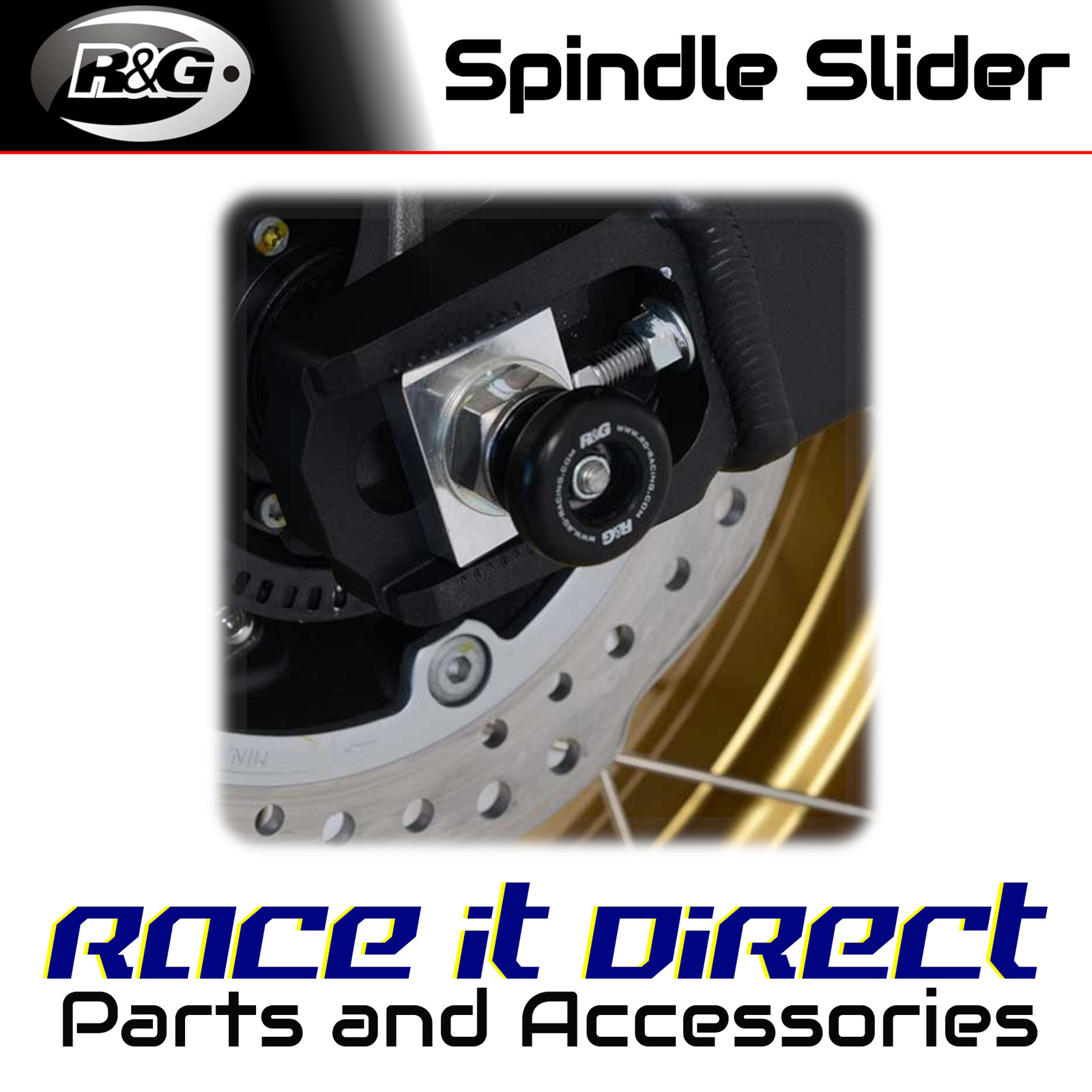 Spindle Sliders for Honda CRF1100L Africatwin Standard Model 2020-2023 R&G