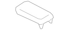 Genuine Mazda Console Armrest Bgkm-64-450a-02