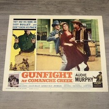 Gun Fight At Comanche Creek Movie Lobby Card Audie Murphy 1963