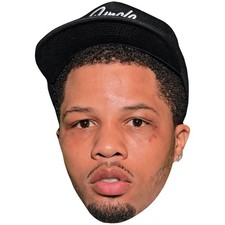 Gervonta Davis Hat Celebrity Mask, Flat Card Face, Fancy Dress Mask