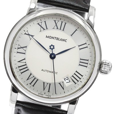 MONTBLANC Meisterstic 7042 Date Silver Dial Automatic Men's Watch_948240