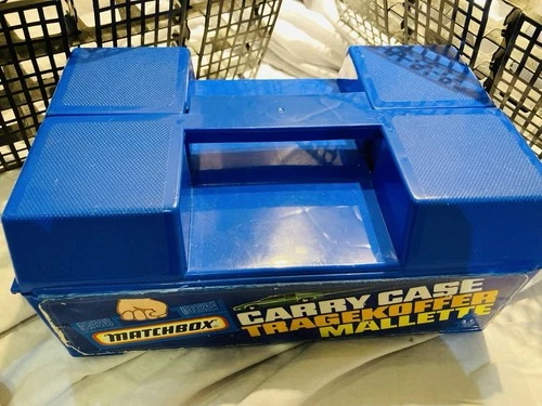 Matchbox Superfast 24-car Carry Case, 1980s, includes trays - Original Vintage