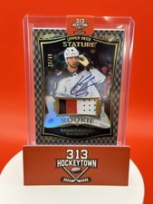 2024-25 Upper Deck Stature  Adam Fantilli Rookie Patch Auto /49 Blue Jackets