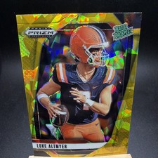 #156 Luke Altmyer Prizm Prizms Gold Ice Illinois Fighting Illini 