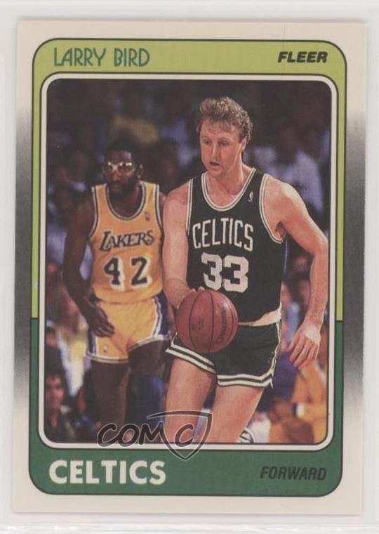 1988-89 Fleer Larry Bird #9 HOF 00kj