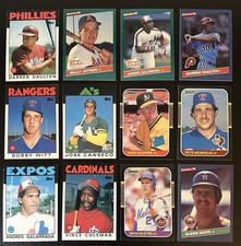 Rookie 12 Pack.  High grade rookie cards. 1986-1987. McGwire, Canseco & More!