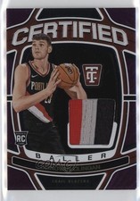 2024-25 Panini Totally Certified Baller Mirror Purple 22/99 Donovan Clingan 07i7