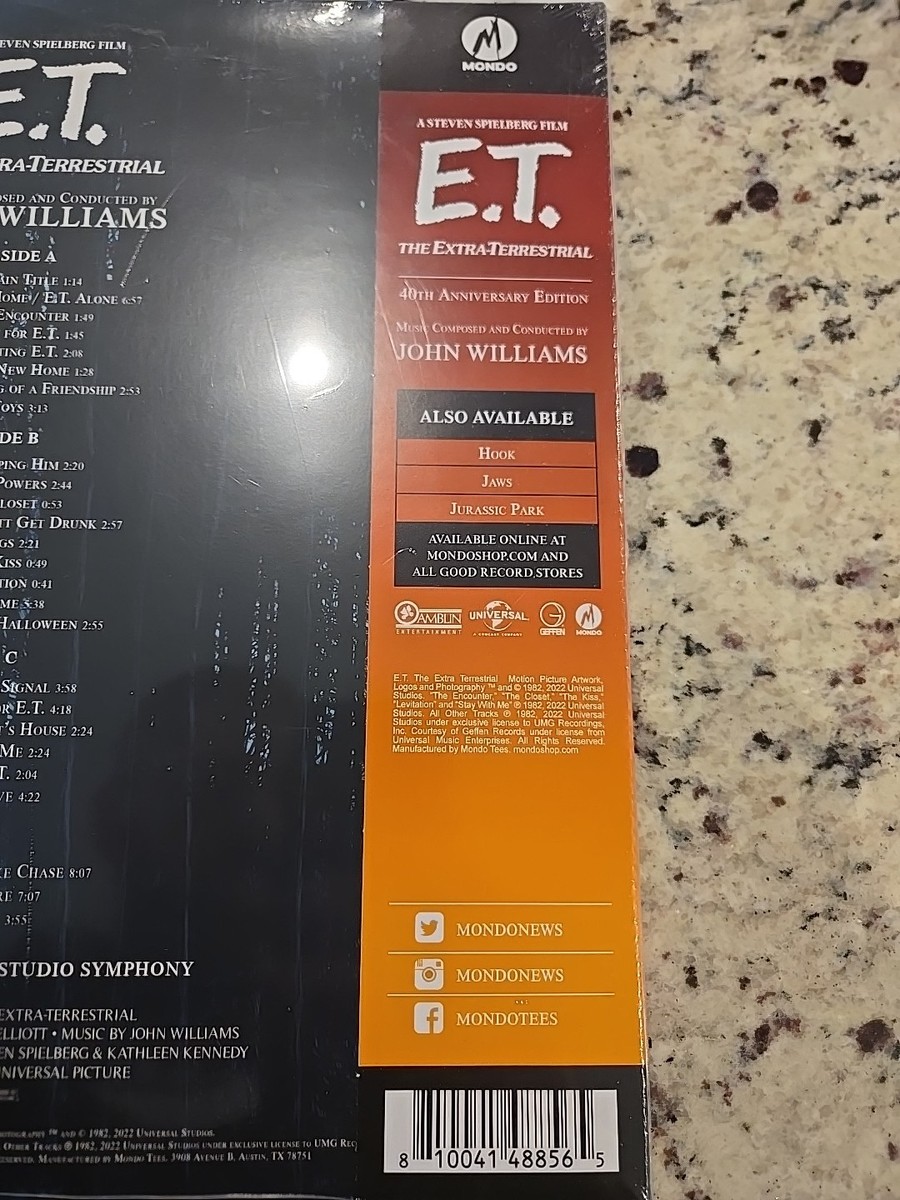レコード JOHN WILLIAMS E.T. 40周年記念 限定 MONDO 【公式通販】