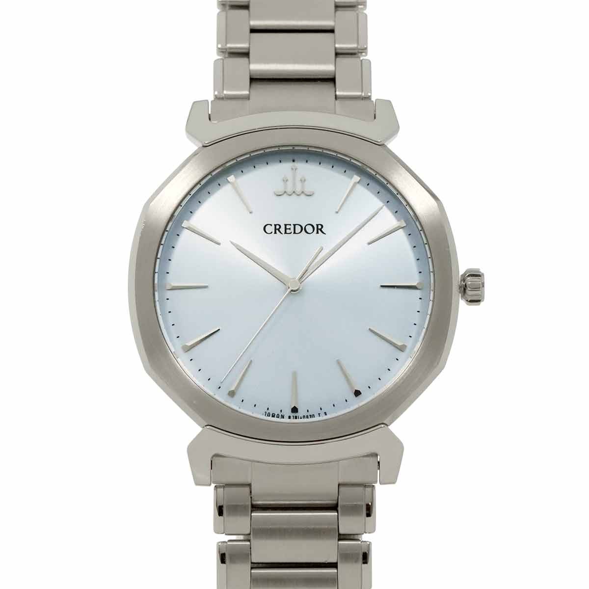 SEIKO CREDOR Linearcus GCAR063 Quartz Blue Dial Mens Watch