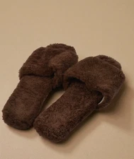 Raye Shearling Sandal | Women’s 8 Brown