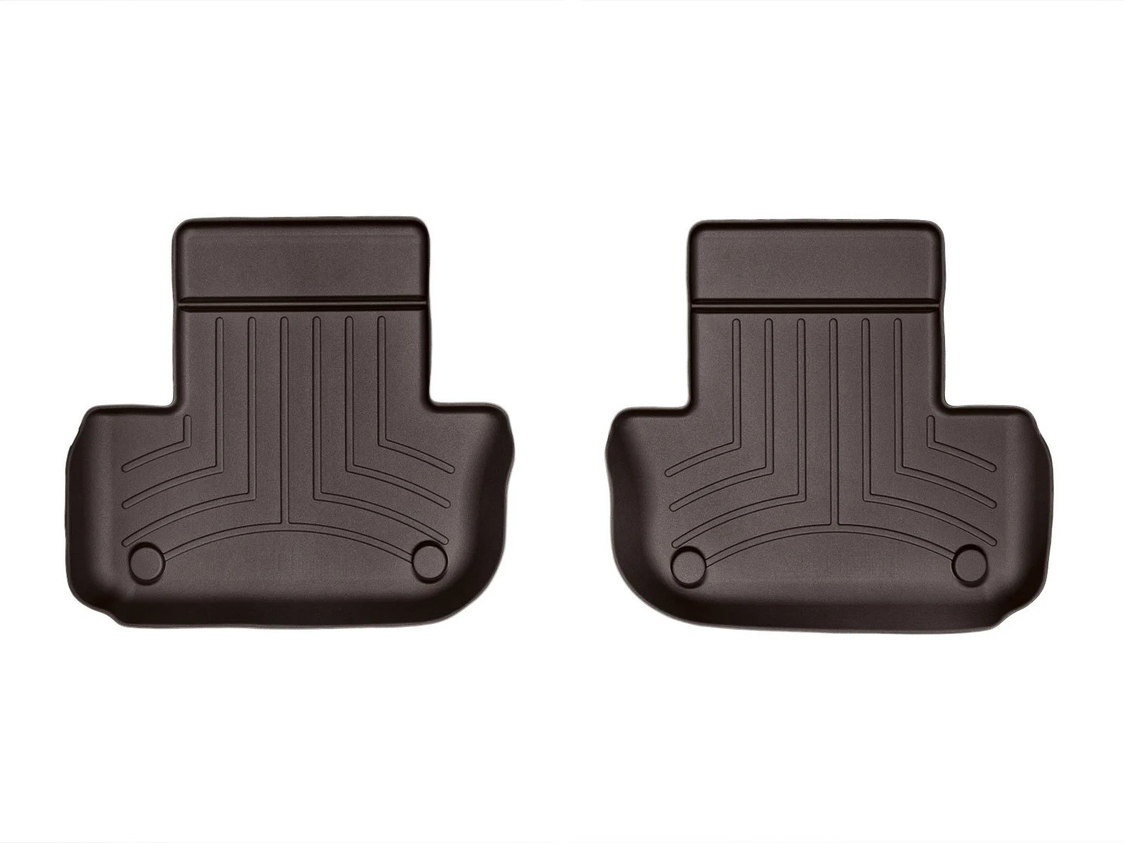 WeatherTech FloorLiner for 2017-2024 Maserati Ghibli - 2nd Row, Cocoa
