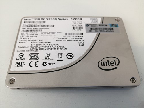 Intel SSDSC2BB120G4B 2,5" 120GB Desktop Laptop SSD SATA S3500 Series