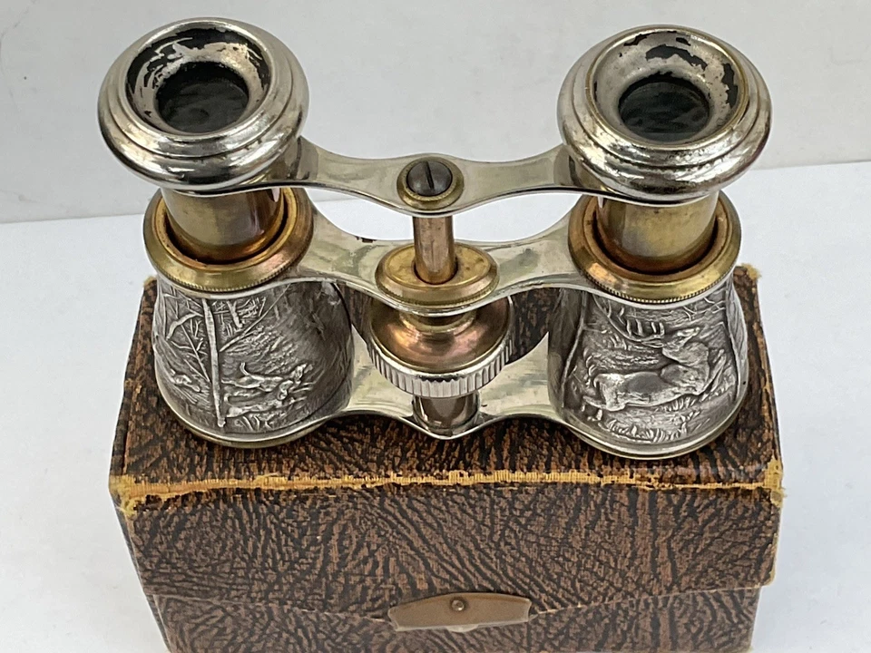 Excellent Victorian/Edwardian Opera/Horse Racing/Hunting Binoculars, French  - Image 3 of 4