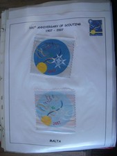 2007 Malta celebration of Centenary of Scouting ribbons (2)
