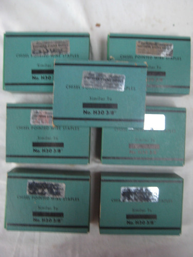 H30 3/8" Staples - 7 Boxes - 60,000+ Staples BOSCH