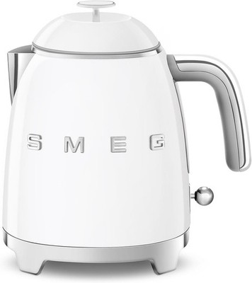 SMEG - KLF05WHEU weiß Wasserkocher Heißwasserzubereiter Retro-Wasserkocher 0,8 L