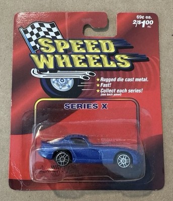 2002 Maisto Speed Wheels Series X - Dodge Viper RT/10 Blue 1:64 Diecast
