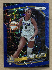Angel Reese Blue Velocity Prizm 2025 Panini Prizm WNBA #92 Chicago Sky