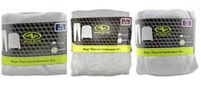 Athletic Works Youth Waffle Thermal Underwear Set, Heather Gray - Choose Size
