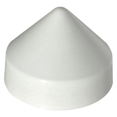 Dock Edge DE91891F 9'' D White PVC Conical Piling Cap