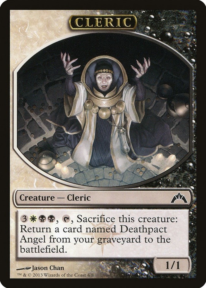 Cleric Token - 4 - NM - Gatecrash