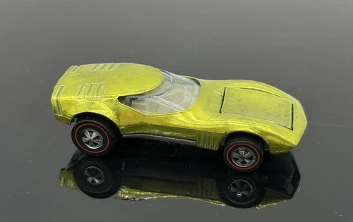 Hot Wheels Redline Vintage 1968 Torero Concept Corvette Antifreeze Green