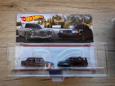 Hot Wheels Premium 2er Set Mercedes Benz 190E / 280SEL NEU OVP