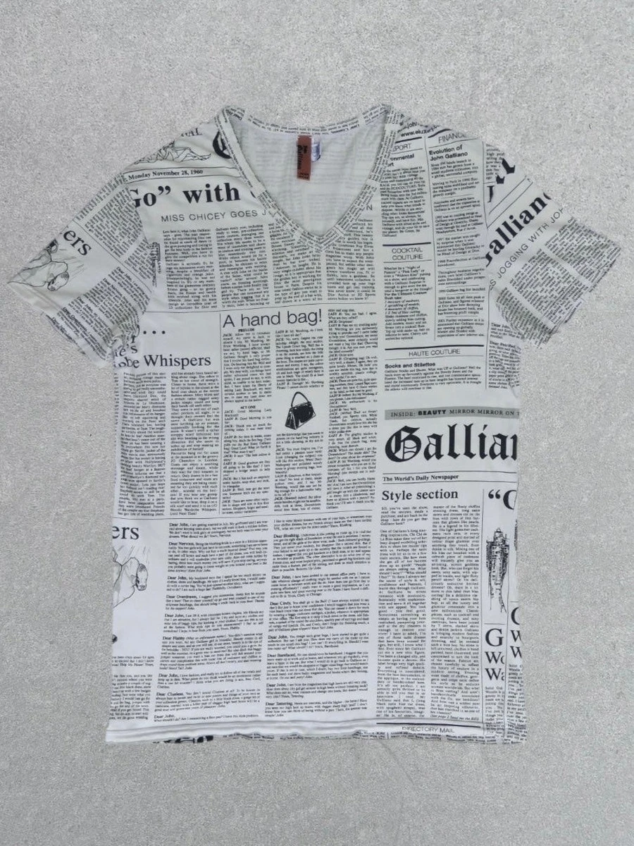 Galliano Short Sleeve T-Shirts for Men for sale | eBay