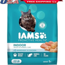 Proactive Health Indoor Weight Control & Hairball Care Adult Dry Cat Food 22 lb. 2.11 per pound