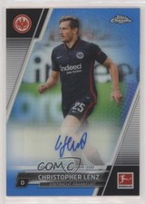 Christopher Lenz Chrome Bundesliga 2021/22 Blue Refractor /299 Auto