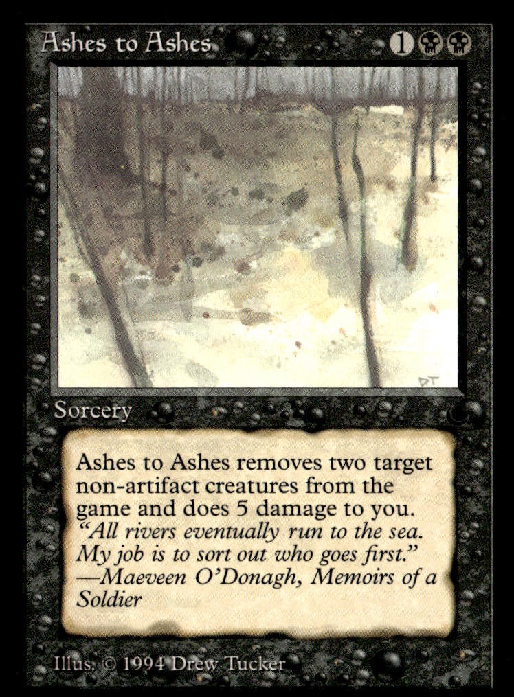 The Dark Ashes to Ashes