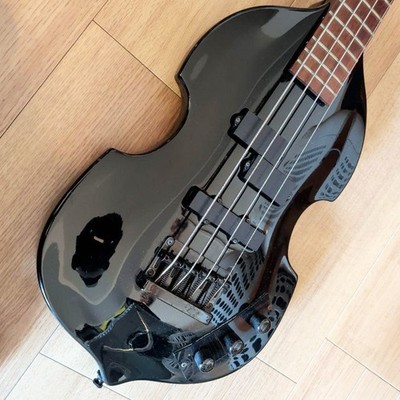 GrassRoots G-JV-58 Black ESP Metal Rock 1995 Violin Bass Vintage