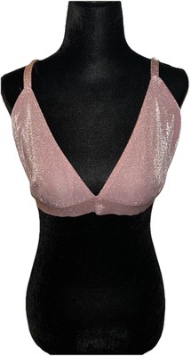 Colsie XL Pink Sparkling Pullover Wireless T-Shirt Bra