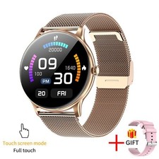 Reloj inteligente Bluetooth rastreador de actividad física reloj pulsera deportiva presión arterial
