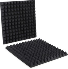 2 inch Studiofoam Pyramids 2x2 foot Acoustic ...