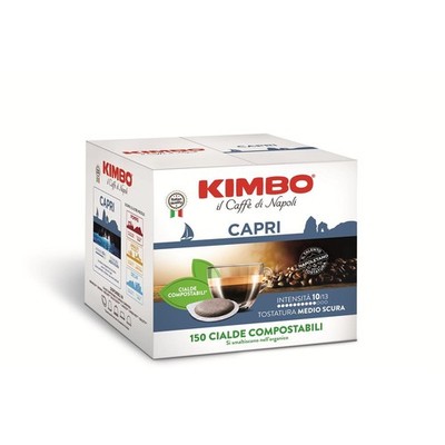 Kimbo CAPRI 44mm ESE Pads 150 Stück a 7,3g aromatisch, kompostierbare Kaffeepads