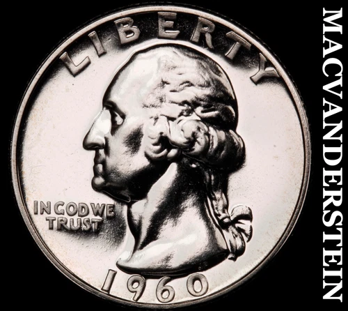 1960 Washington Quarter- Silver Choice Gem Proof Luster No Reserve #i5669