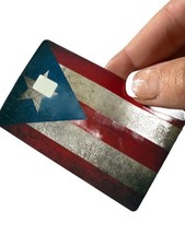 Puerto Rico Flag Credit Card Skin - Authentic...