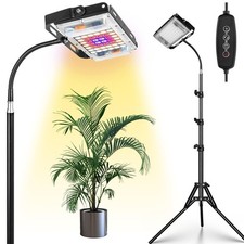 Grow Light with Stand, Full Spectrum LED Plant Light, Floor Grow Lamp with 63...