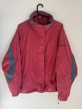 VTG Columbia Bugaboo Women’s XL 90s Ski Jacket Core Interchange Pink Gray