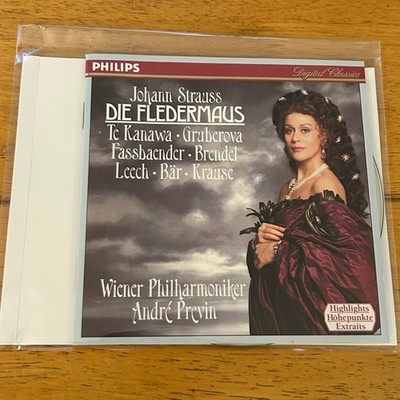 J. Strauss   Die Fledermaus CD 1993 Highlights Philips Digital Classics