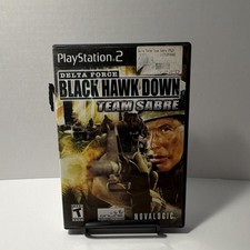 Delta Force Black Hawk Down Team Sabre PlayStation 2 Complete CIB TESTED