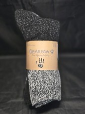 6 Pairs Boot Socks Bearpaw Ladies Shoe Size 4-10 Live Life Comfortably soft