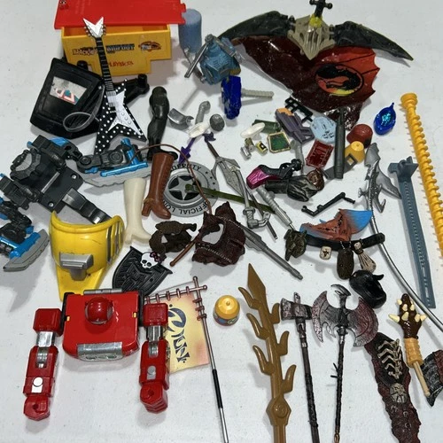 Action Figure Accessory Lot Transformers GI Joe Power Rangers Bandai Hasbro