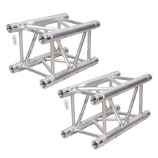 1.64ft/0.5M Lighting Stand Stage Square Aluminum F34 Box Truss Segments Pair